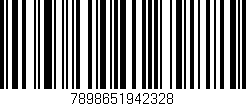 Código de barras (EAN, GTIN, SKU, ISBN): '7898651942328'