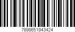 Código de barras (EAN, GTIN, SKU, ISBN): '7898651943424'