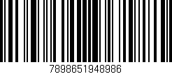 Código de barras (EAN, GTIN, SKU, ISBN): '7898651948986'