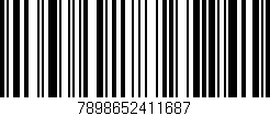 Código de barras (EAN, GTIN, SKU, ISBN): '7898652411687'