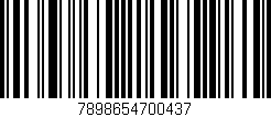 Código de barras (EAN, GTIN, SKU, ISBN): '7898654700437'