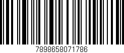 Código de barras (EAN, GTIN, SKU, ISBN): '7898658071786'