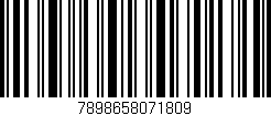 Código de barras (EAN, GTIN, SKU, ISBN): '7898658071809'