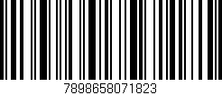 Código de barras (EAN, GTIN, SKU, ISBN): '7898658071823'