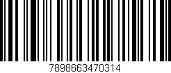 Código de barras (EAN, GTIN, SKU, ISBN): '7898663470314'