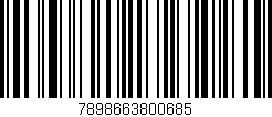 Código de barras (EAN, GTIN, SKU, ISBN): '7898663800685'