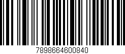 Código de barras (EAN, GTIN, SKU, ISBN): '7898664600840'
