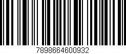 Código de barras (EAN, GTIN, SKU, ISBN): '7898664600932'