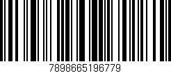 Código de barras (EAN, GTIN, SKU, ISBN): '7898665196779'