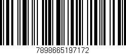 Código de barras (EAN, GTIN, SKU, ISBN): '7898665197172'