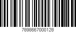 Código de barras (EAN, GTIN, SKU, ISBN): '7898667000128'