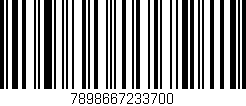 Código de barras (EAN, GTIN, SKU, ISBN): '7898667233700'