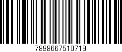 Código de barras (EAN, GTIN, SKU, ISBN): '7898667510719'