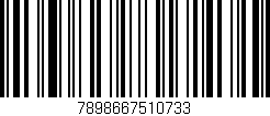 Código de barras (EAN, GTIN, SKU, ISBN): '7898667510733'