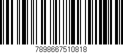 Código de barras (EAN, GTIN, SKU, ISBN): '7898667510818'