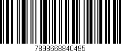 Código de barras (EAN, GTIN, SKU, ISBN): '7898668840495'