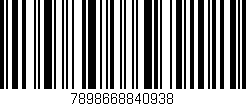 Código de barras (EAN, GTIN, SKU, ISBN): '7898668840938'