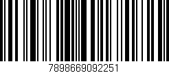 Código de barras (EAN, GTIN, SKU, ISBN): '7898669092251'