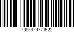 Código de barras (EAN, GTIN, SKU, ISBN): '7898678770522'