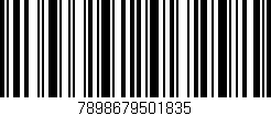 Código de barras (EAN, GTIN, SKU, ISBN): '7898679501835'