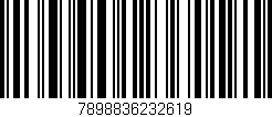 Código de barras (EAN, GTIN, SKU, ISBN): '7898836232619'