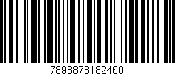 Código de barras (EAN, GTIN, SKU, ISBN): '7898878182460'