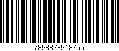 Código de barras (EAN, GTIN, SKU, ISBN): '7898878918755'