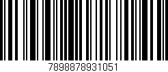 Código de barras (EAN, GTIN, SKU, ISBN): '7898878931051'
