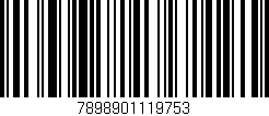 Código de barras (EAN, GTIN, SKU, ISBN): '7898901119753'