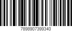 Código de barras (EAN, GTIN, SKU, ISBN): '7898907399340'