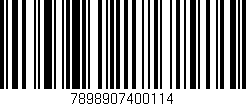 Código de barras (EAN, GTIN, SKU, ISBN): '7898907400114'
