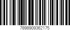Código de barras (EAN, GTIN, SKU, ISBN): '7898909362175'