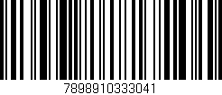Código de barras (EAN, GTIN, SKU, ISBN): '7898910333041'
