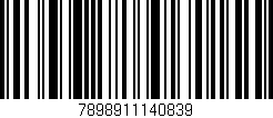 Código de barras (EAN, GTIN, SKU, ISBN): '7898911140839'