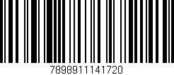 Código de barras (EAN, GTIN, SKU, ISBN): '7898911141720'