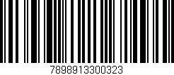 Código de barras (EAN, GTIN, SKU, ISBN): '7898913300323'