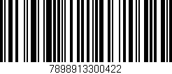 Código de barras (EAN, GTIN, SKU, ISBN): '7898913300422'