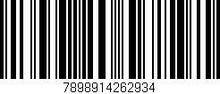 Código de barras (EAN, GTIN, SKU, ISBN): '7898914262934'