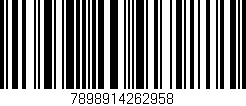 Código de barras (EAN, GTIN, SKU, ISBN): '7898914262958'