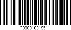 Código de barras (EAN, GTIN, SKU, ISBN): '7898918319511'