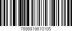 Código de barras (EAN, GTIN, SKU, ISBN): '7898919610105'