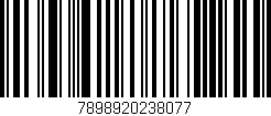 Código de barras (EAN, GTIN, SKU, ISBN): '7898920238077'