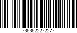 Código de barras (EAN, GTIN, SKU, ISBN): '7898922272277'