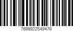 Código de barras (EAN, GTIN, SKU, ISBN): '7898922549478'