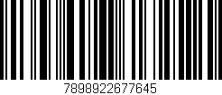 Código de barras (EAN, GTIN, SKU, ISBN): '7898922677645'