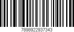 Código de barras (EAN, GTIN, SKU, ISBN): '7898922937343'