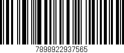 Código de barras (EAN, GTIN, SKU, ISBN): '7898922937565'
