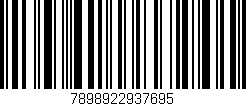 Código de barras (EAN, GTIN, SKU, ISBN): '7898922937695'