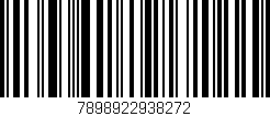 Código de barras (EAN, GTIN, SKU, ISBN): '7898922938272'