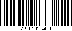 Código de barras (EAN, GTIN, SKU, ISBN): '7898923104409'